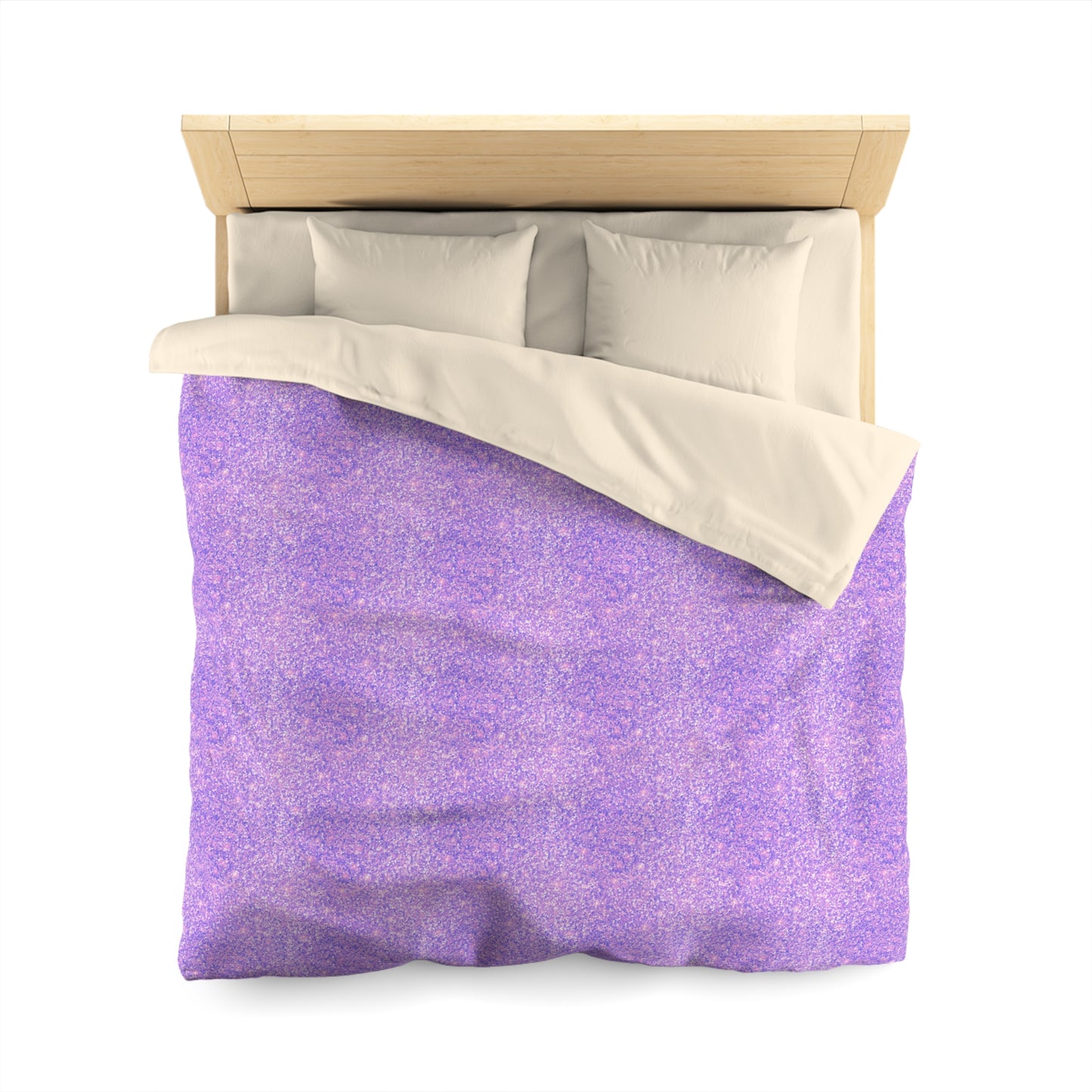 Lavender Crystal Microfiber Duvet Cover