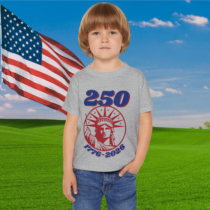 Statue of Liberty 240 1776-2026 Heavy Cotton™ Toddler T-shirt