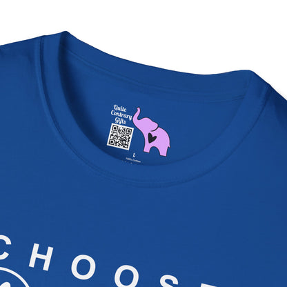 Choose Happy Smiley Faces Adult T-shirt