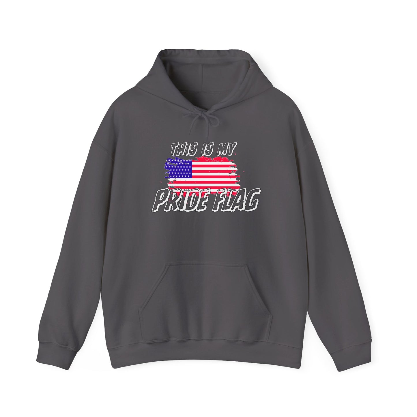 This is my Pride Flag (American Flag) Heavy Blend™ Hooded Sweatshirt