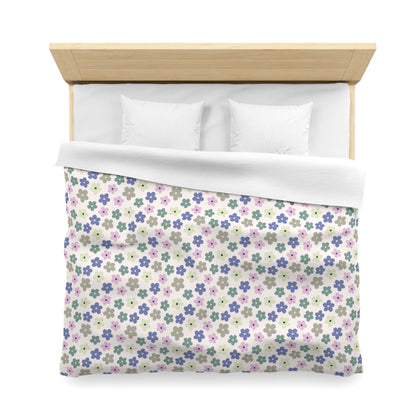 Earthbound Blooms Microfiber Duvet Cover