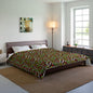 Warped Yellow/Green Checkered Comforter