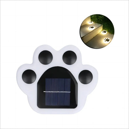 LED Solar Waterproof Outdoor Pawprint Garden Lights