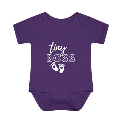 Tiny Boss Infant Baby Rib Bodysuit