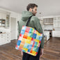 Mosaic Meadows Canvas Tote Bag