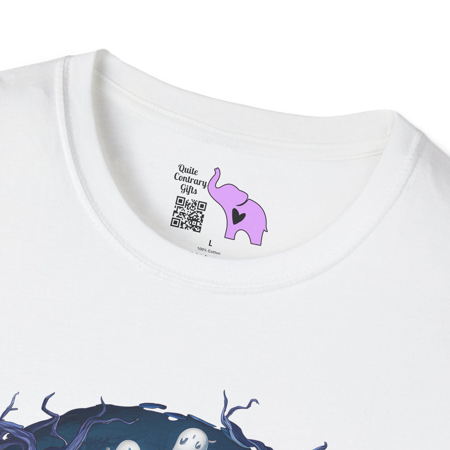 Halloween Stitch w/Ghosts and Witch Adult T-shirt