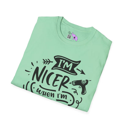 I'm Nicer When I'm Crafting Adult T-shirt