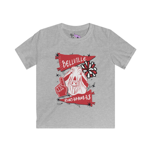 Bellville Brahmas #1 Youth Softstyle Tee