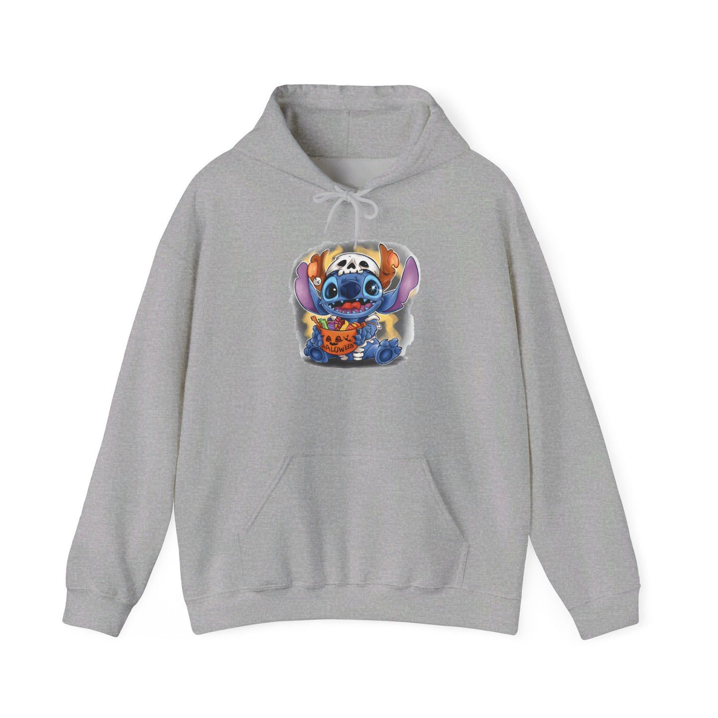 Stitch in Skeleton Costume Heavy Blend™ Hooded Sweatshirt