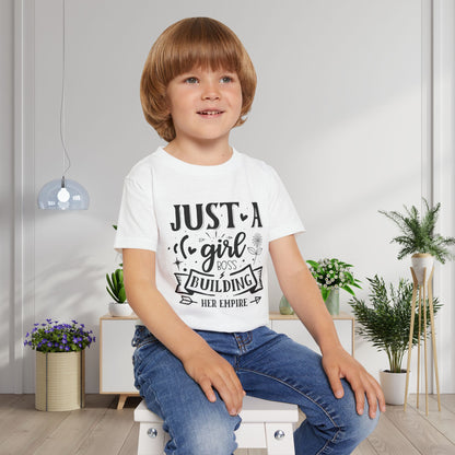 Just A Girl Boss Building Her Empire Heavy Cotton™ Toddler T-shirt