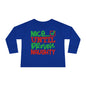 Nice Until Proven Naughty 2 Toddler Long Sleeve Tee