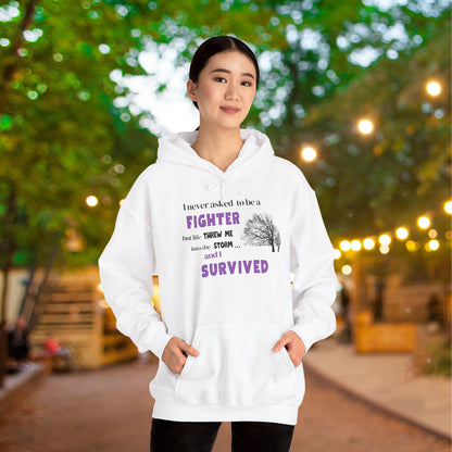 I Never Asked To Be a Fighter... Heavy Blend™ Hooded Sweatshirt
