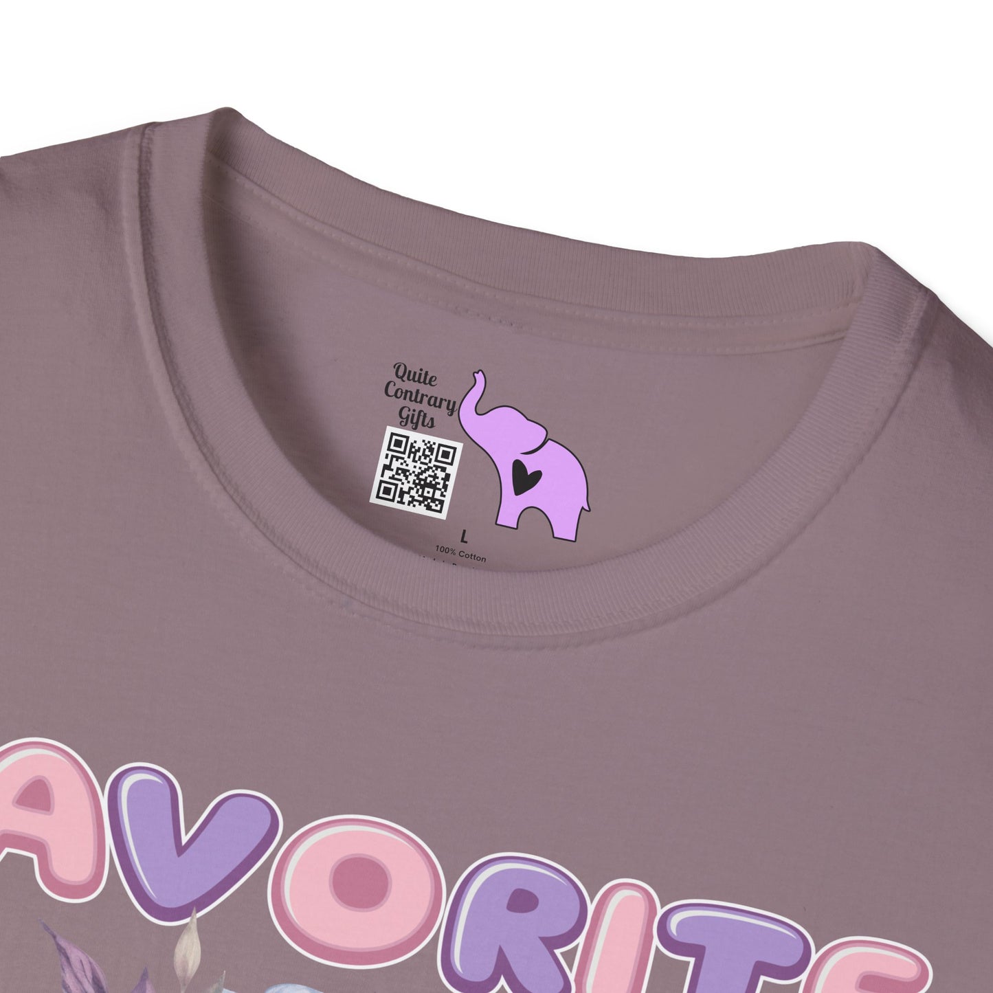Favorite Auntie Skull Purple/Pink Adult T-shirt