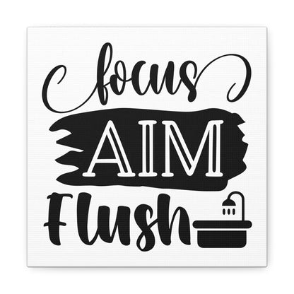 Focus Aim Flush 2 Canvas Art
