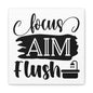 Focus Aim Flush 2 Canvas Art