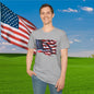 Distressed American Flag Adult T-shirt