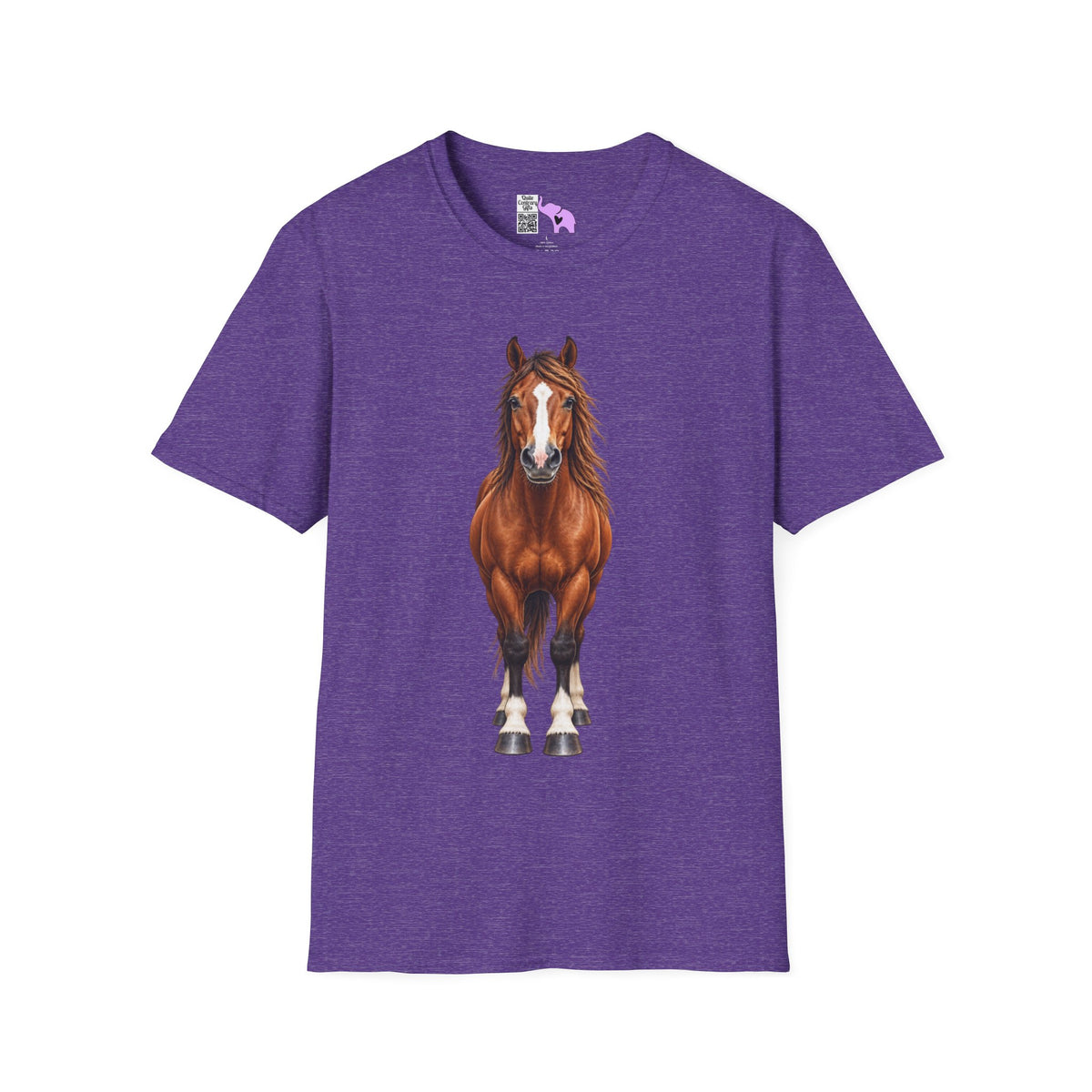 ""Front to Back Horse Lover Adult T-shirt