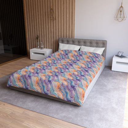 Dreamwave Marble Microfiber Duvet Cover