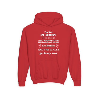 I'm Not Clumsy Youth Hoodie