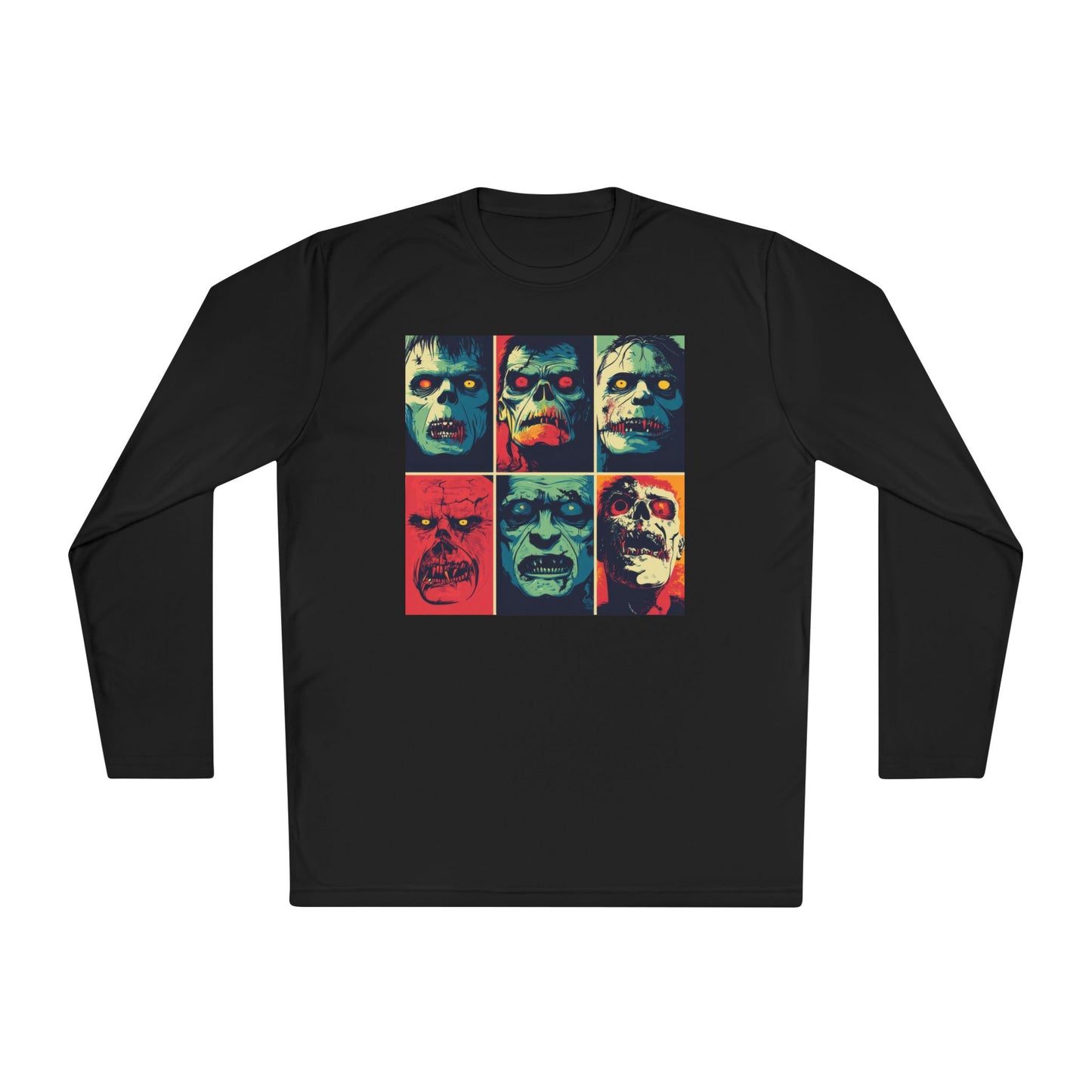 Halloween Monster 2 Adult Long Sleeve Tee