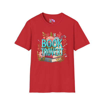 Booktrovert (Floral) Adult T-shirt