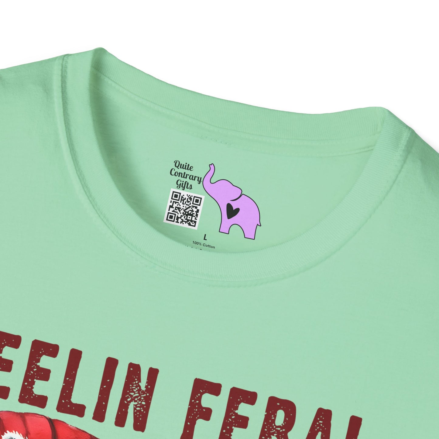Feelin Feral (Wine) Adult T-shirt