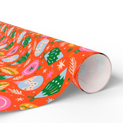 Yuletide Baubles Wrapping Paper