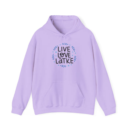 Hanukkah Live Love Latke Adult Heavy Blend™ Hooded Sweatshirt