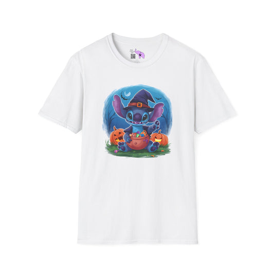 Halloween Stitch Adult T-shirt