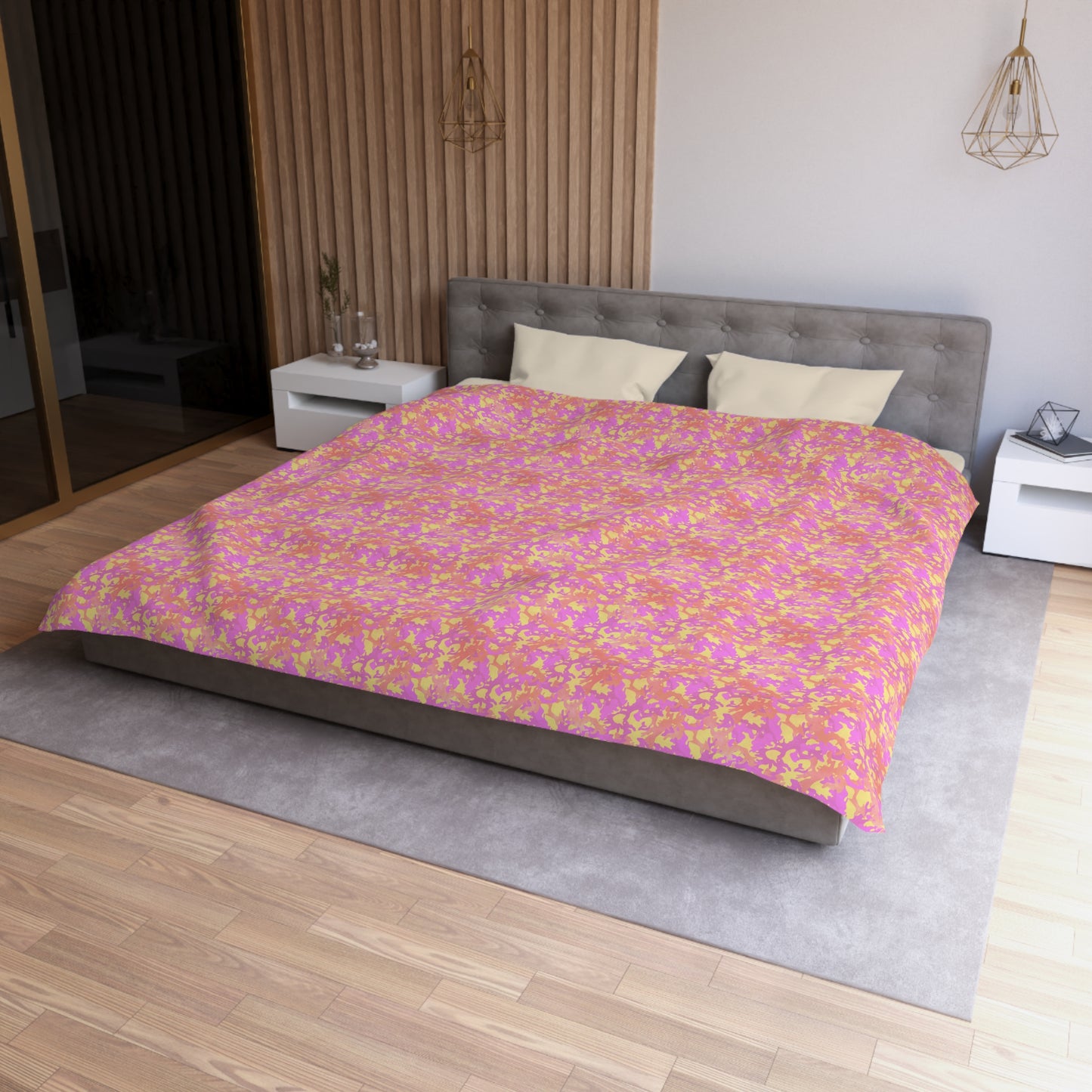 Sunset Sorbet Camo Duvet Bedding Set