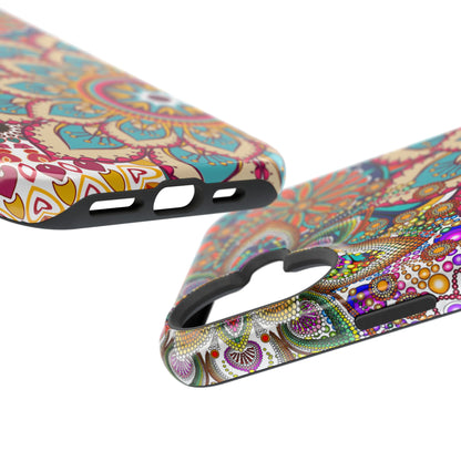 Colorful Mandala MagSafe® Compatible Tough Case for iPhone