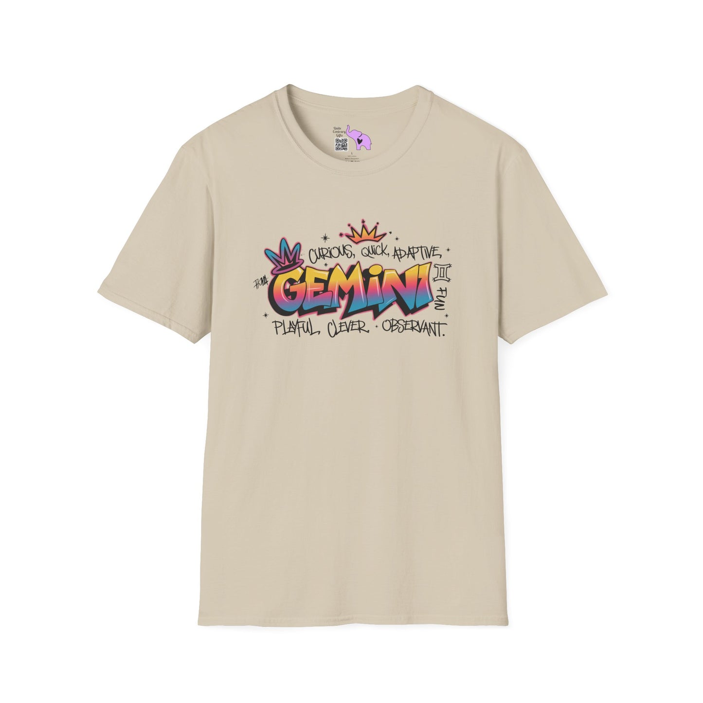 Gemini Street Art Adult T-shirt