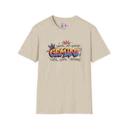 Gemini Street Art Adult T-shirt