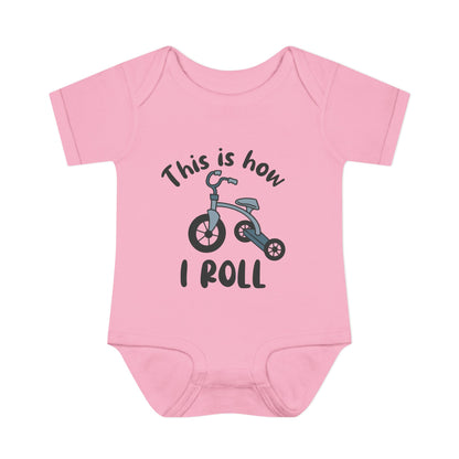 This is How I Roll (Tricycle) Baby Rib Bodysuit