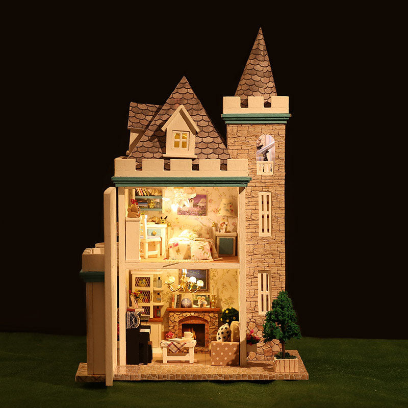 Moonlight Castle DIY 3D Model