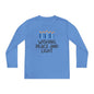 Hanukkah Wishing Peace & LIght Youth Long Sleeve Tee