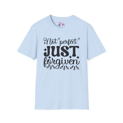 Not Perfect Just Forgiven Adult T-shirt