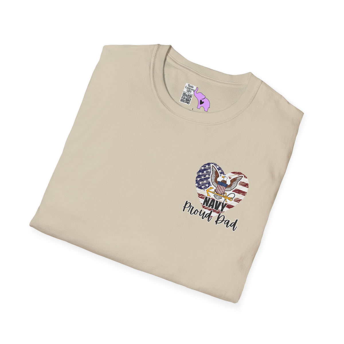 Proud Dad of Sailor US Navy Daughter Adult T-shirt