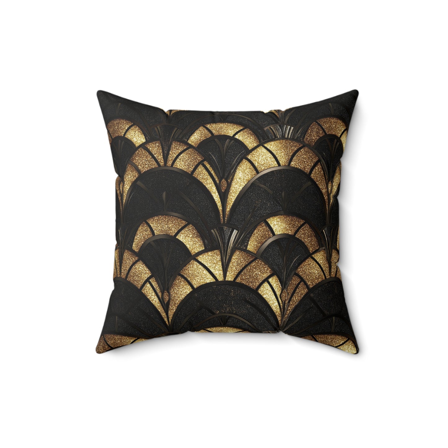 Gilded Elegance Throw Pillow