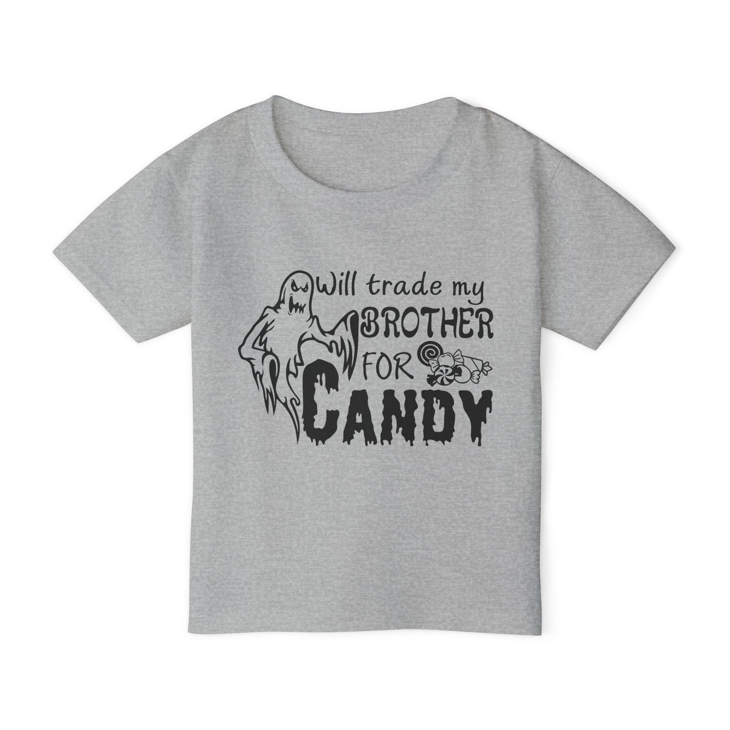 Will Trade My Brother For Candy Heavy Cotton™ Toddler T-shirt