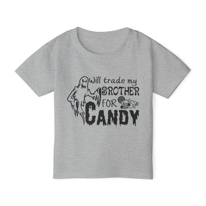 Will Trade My Brother For Candy Heavy Cotton™ Toddler T-shirt