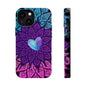 Colorful Mandala w/Heart MagSafe® Compatible Tough Case for iPhone