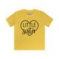 LIttle Sister (Heart) Youth Softstyle Tee