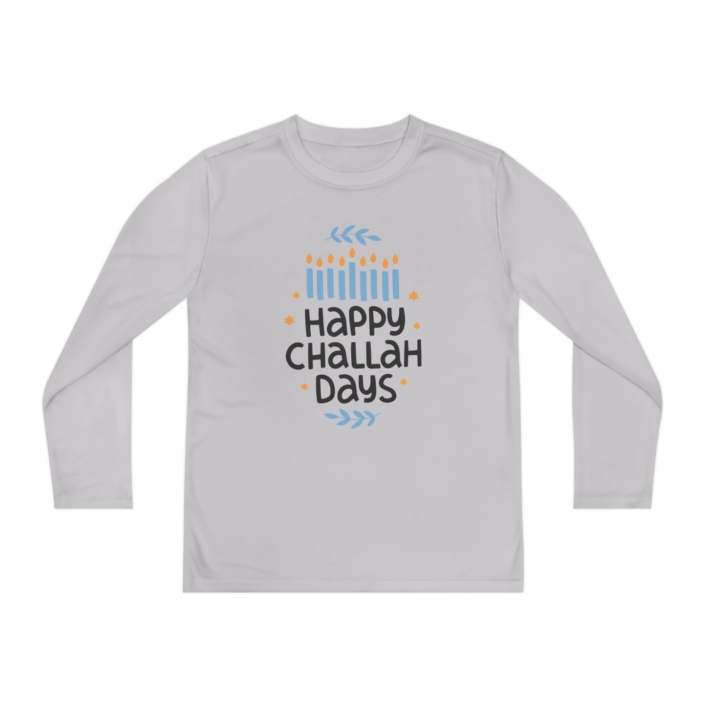 Happy Challah Days Youth Long Sleeve Tee