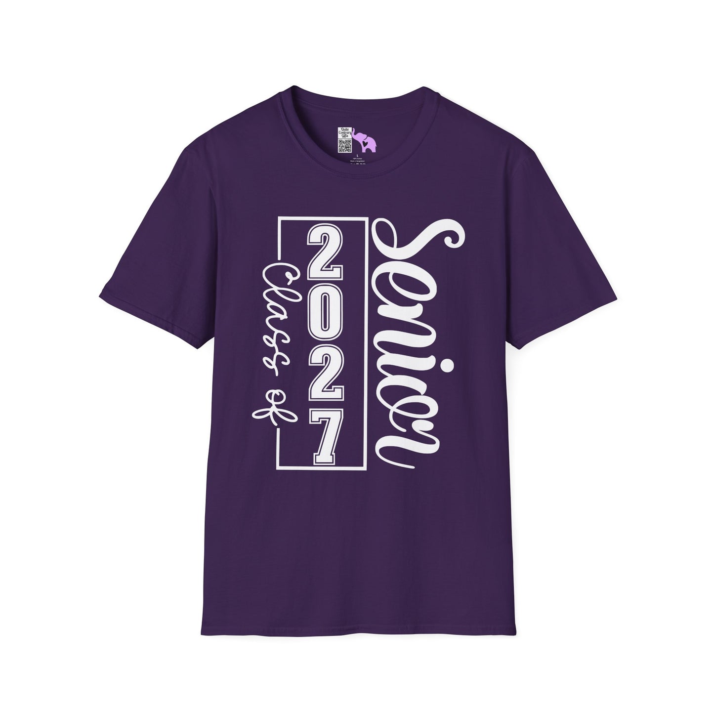 Vertical Class of 2027 Senior Adult T-shirt