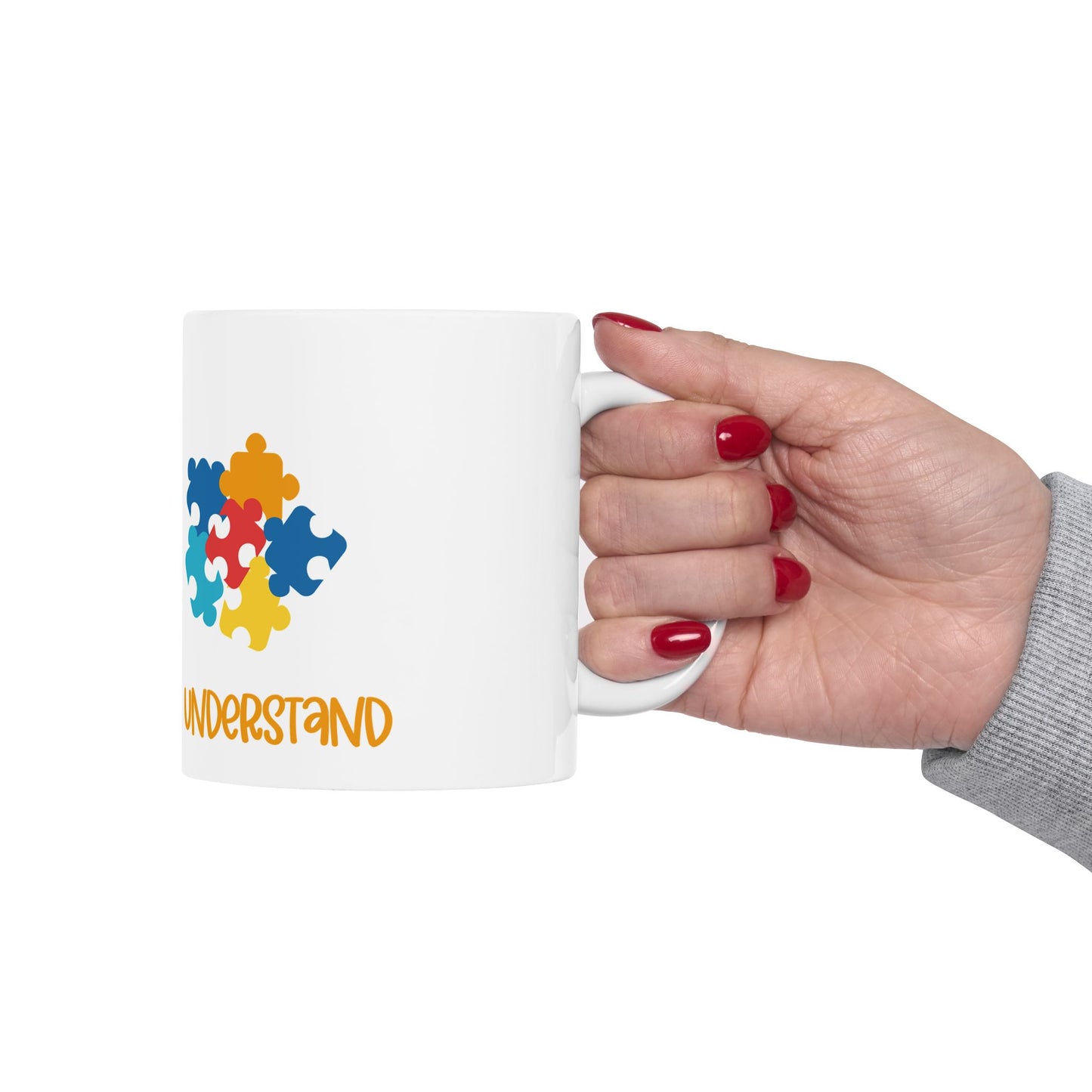 Autism Accept Love Understand Ceramic Mug, (11oz, 15oz)
