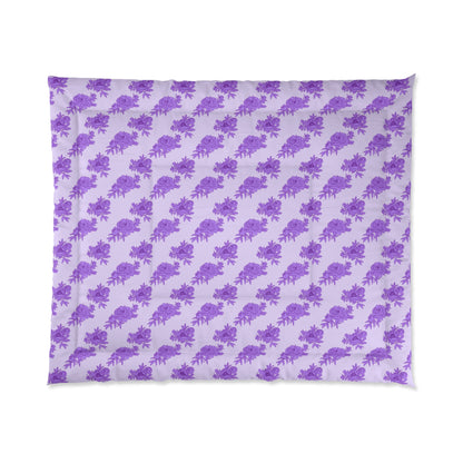 Royal Orchid Peonies Basic Bedding Set