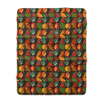 Collective Harmony Sherpa Fleece Blanket