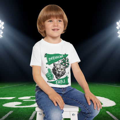 Brenham Cubs #1 Heavy Cotton™ Toddler T-shirt