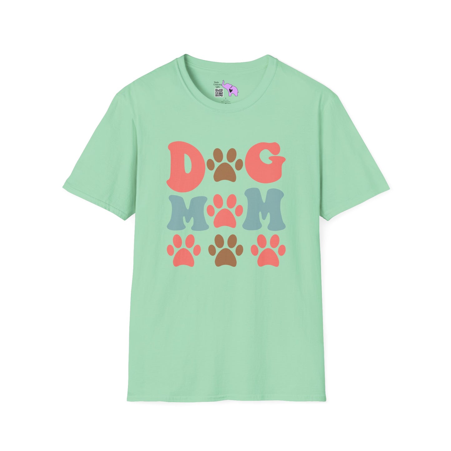 Dog Mom (2) Adult T-shirt